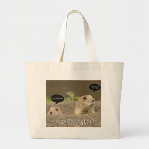 Grand Tote Bag Un par année, jour de Groundhog