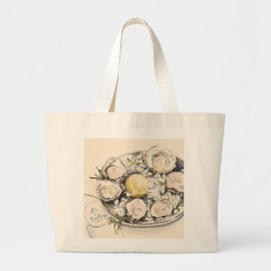 Grand Tote Bag Un plat des huîtres 2012