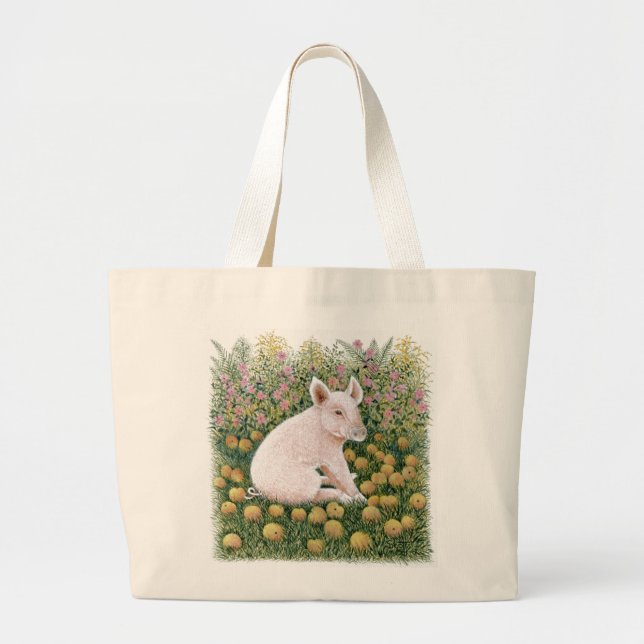 Grand Tote Bag Un plus d'Apple (Devant)