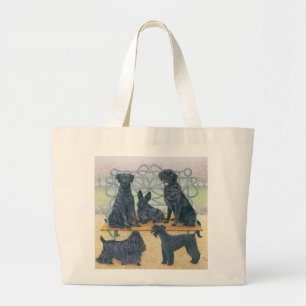 Grand Tote Bag Un siège en parc