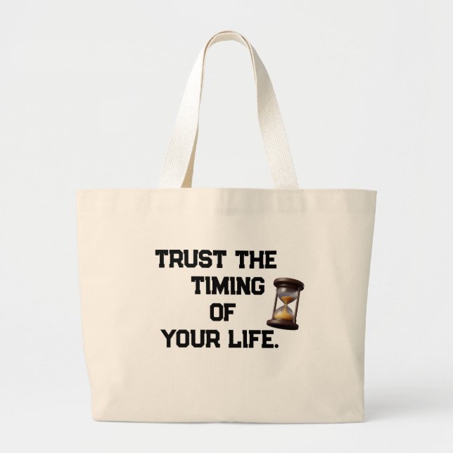 Grand Tote Bag Un style et une motivation (Devant)