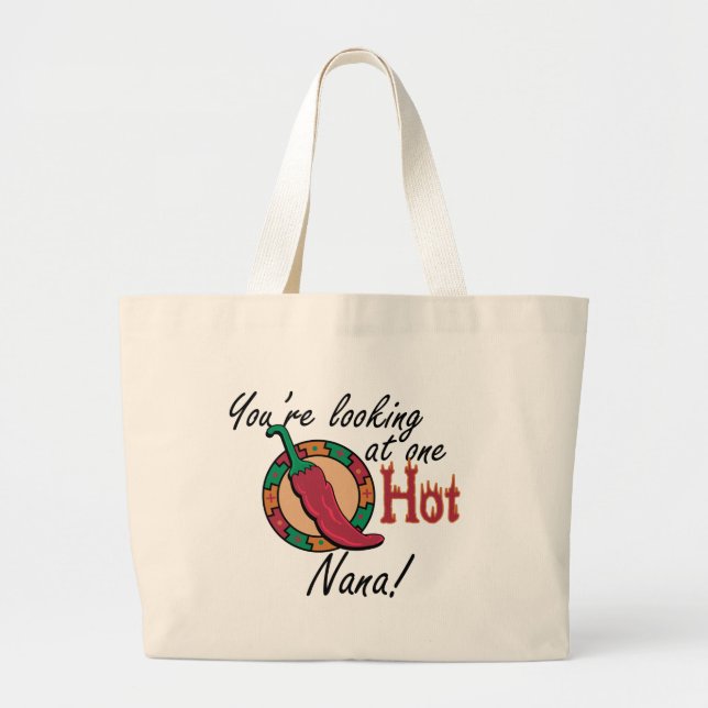 Grand Tote Bag Une Nana chaude (Devant)
