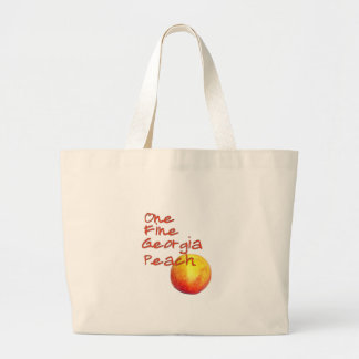 Grand Tote Bag Une pêche fine de la Géorgie