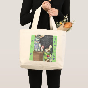 Grand Tote Bag Une pomme pour le professeur JUMBO TOTE Personnali