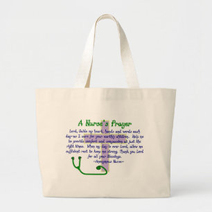 GRAND TOTE BAG UNE PRIÈRE D'INFIRMIÈRES