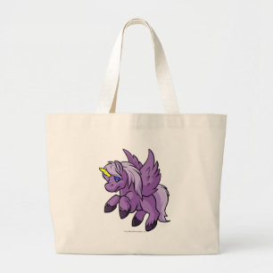 Grand Tote Bag Uni pourpre