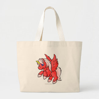 Grand Tote Bag Uni rouge