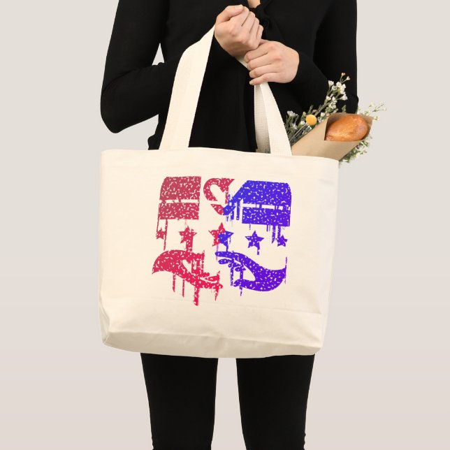 Grand Tote Bag Unité dans la diversité - Une vision collaborative (Devant (produit))