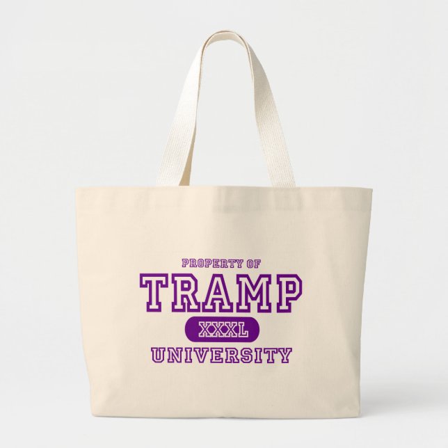 Grand Tote Bag Université de bruit de pas (Devant)