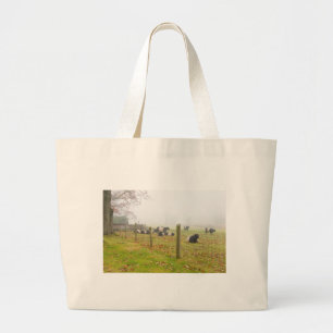 Grand Tote Bag Vaches ceinturées à Galloway dans Rockport Maine