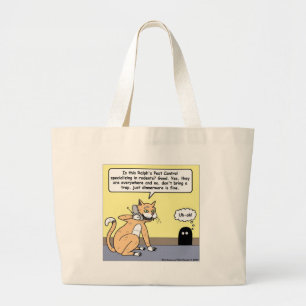 Grand Tote Bag Vaisselle Chat & Souris Cadeaux de dessins animés 