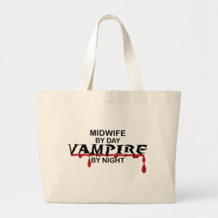 Grand Tote Bag Vampire de sage-femme par nuit