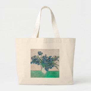 Grand Tote Bag Van Gogh Iris Vase Peinture Impressionnisme