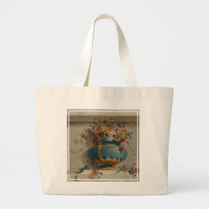 Grand Tote Bag Vase de fleurs dans un créneau