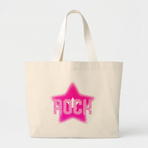Grand Tote Bag Vedette du rock - scène grunge alternative de punk