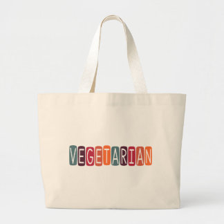 Grand Tote Bag Végétarien