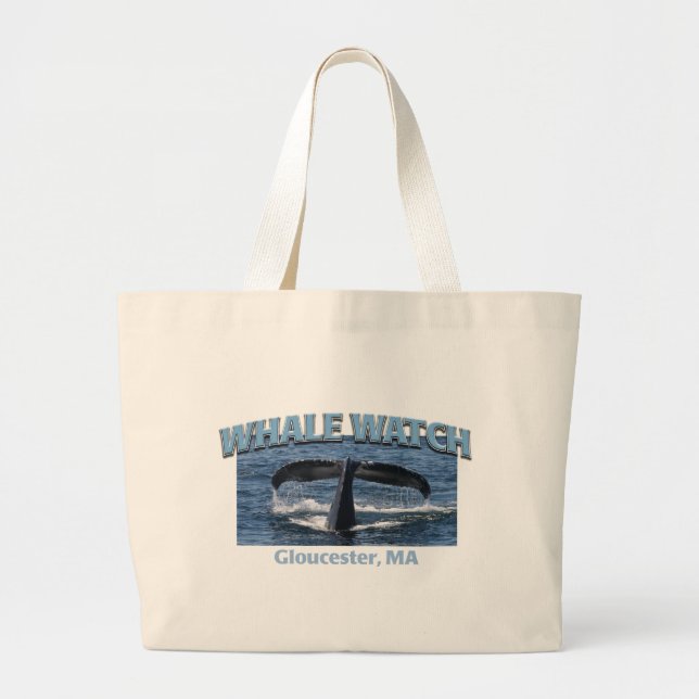 Grand Tote Bag Veille baleine (Devant)