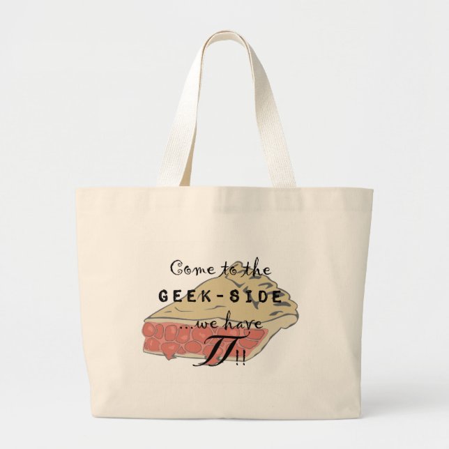 Grand Tote Bag Venez au Geek-side (Devant)