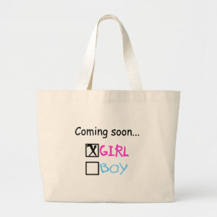 Grand Tote Bag Venez bientôt, fille