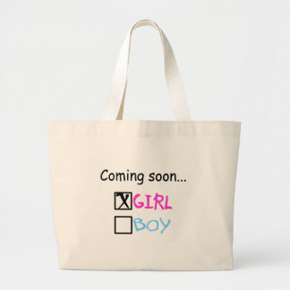 Grand Tote Bag Venez bientôt, fille
