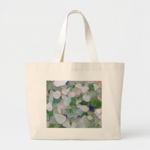 Grand Tote Bag Verre de mer de l'océan