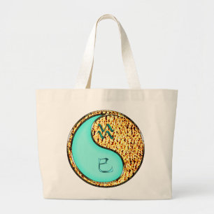 Grand Tote Bag Verseau & Serpent de Feu