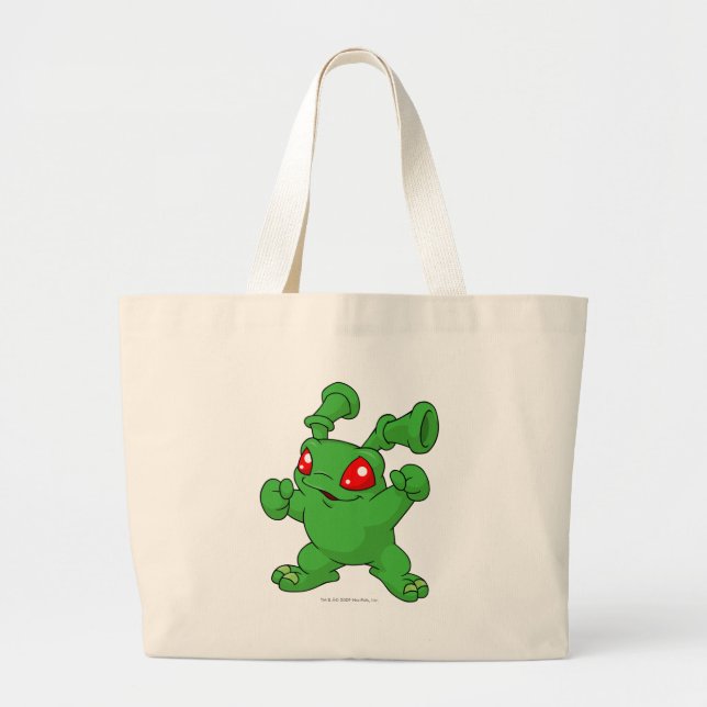 Grand Tote Bag Vert de Grundo (Devant)