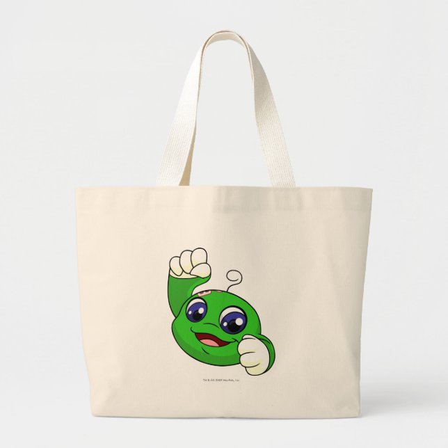 Grand Tote Bag Vert de Kiko (Devant)