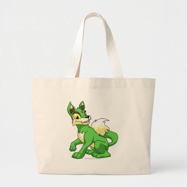 Grand Tote Bag Vert de Lupe (Devant)