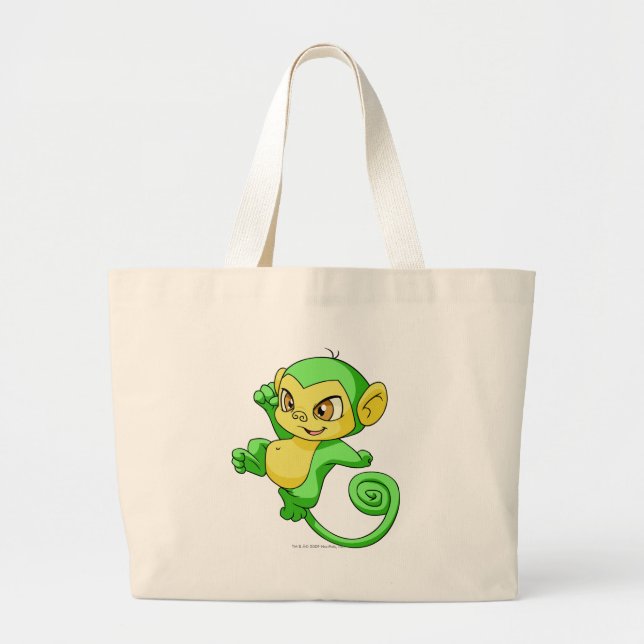 Grand Tote Bag Vert de Mynci (Devant)