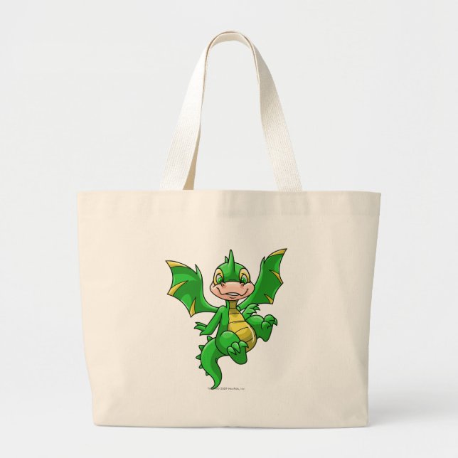 Grand Tote Bag Vert de Scorchio (Devant)