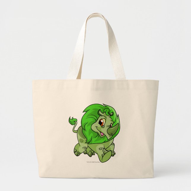 Grand Tote Bag Vert de Tonu (Devant)
