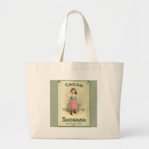 Grand Tote Bag Victorian Chocolate Kiss Girl Sugar