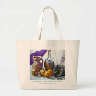 Grand Tote Bag Vie méditerranéenne par Doranne Alden Caruana