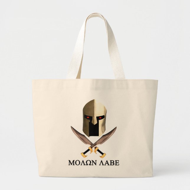 Grand Tote Bag Viens les prendre (Devant)