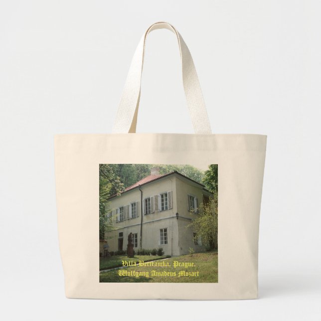 Grand Tote Bag Villa Bertramka-Mozart-Prague (Devant)
