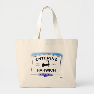 Grand Tote Bag Ville de Cape Cod, Hahwich (Harwich aux "étrangers