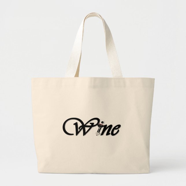 Grand Tote Bag Vin (Devant)