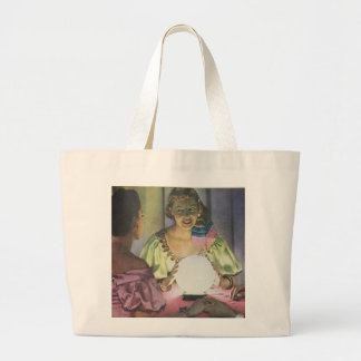 Grand Tote Bag Vintage Gypsy Fortune Teller Crystal Ball