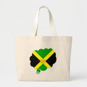Grand Tote Bag Vintage I Love Jamaica Beautiful Land of Spring