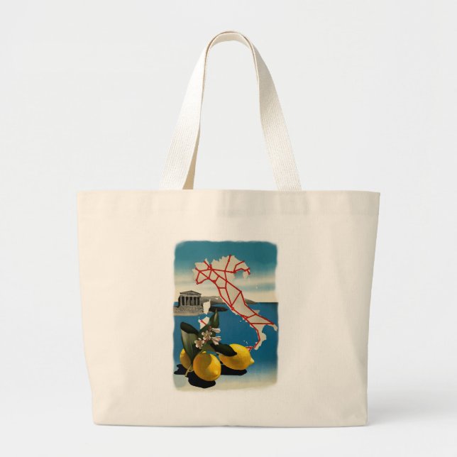 Grand Tote Bag Vintage Italie (Devant)