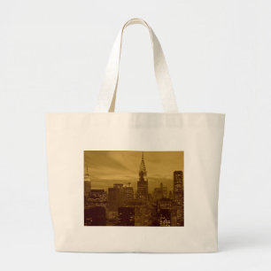 Grand Tote Bag Vintage New York Manhattan