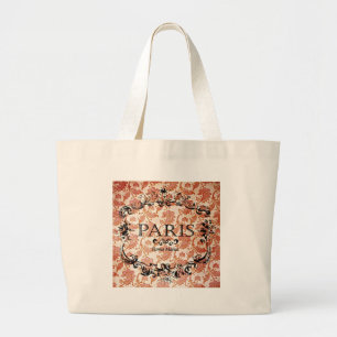 Grand Tote Bag Vintage Paris