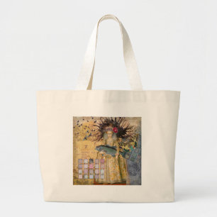 Grand Tote Bag Vintage Pisces femme gothique classique