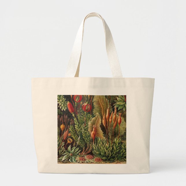 Grand Tote Bag Vintage Plante Haeckel (Devant)