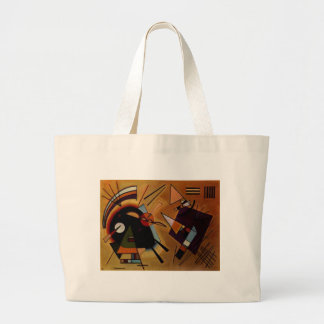 Grand Tote Bag Violet noir Kandinsky