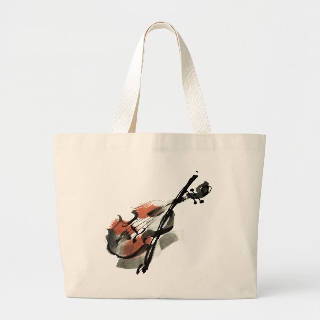 Grand Tote Bag Violon (Devant)