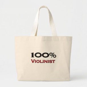 Grand Tote Bag Violoniste de 100 pour cent