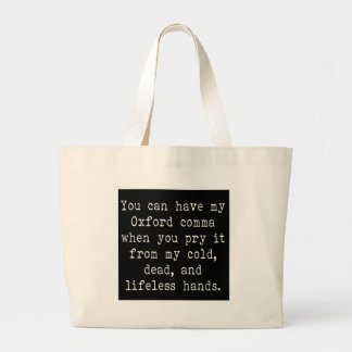 Grand Tote Bag Virgule d'Oxford