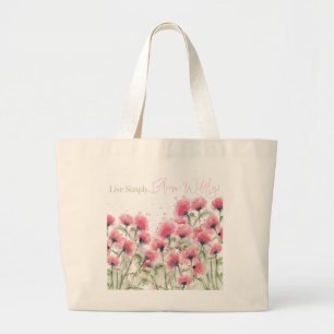 Grand Tote Bag Vis Simplement. Bloom sauvage